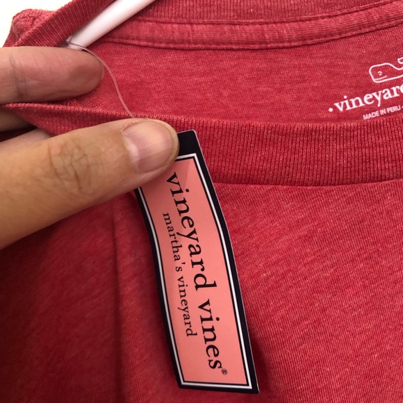 VINEYARD VINES Girls Large (16) Santa Hat Whale Christmas Long Sleeve Tee FLAW - Picture 11 of 12